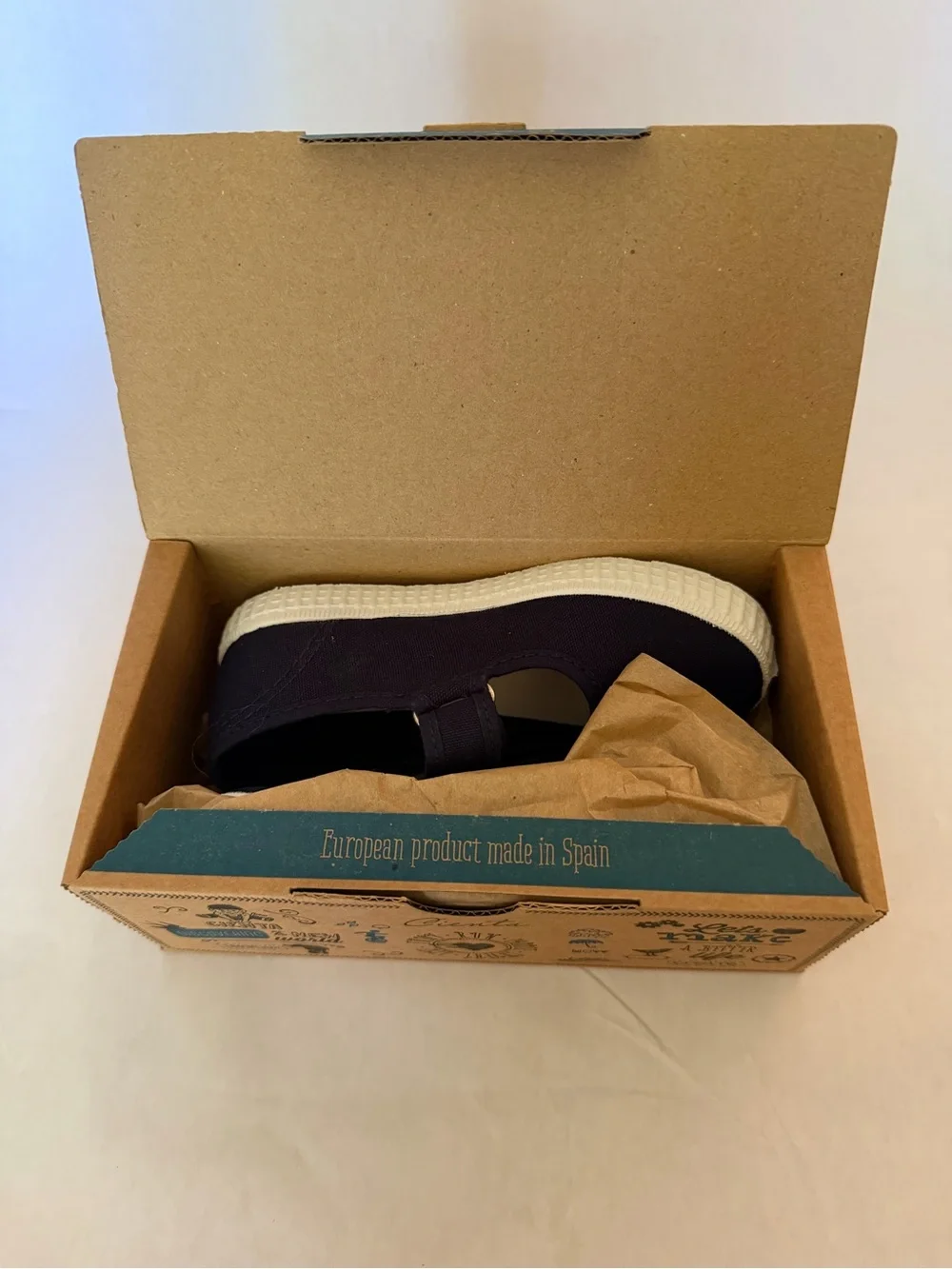 Cienta Marino Kids Slip-On Shoes - Navy